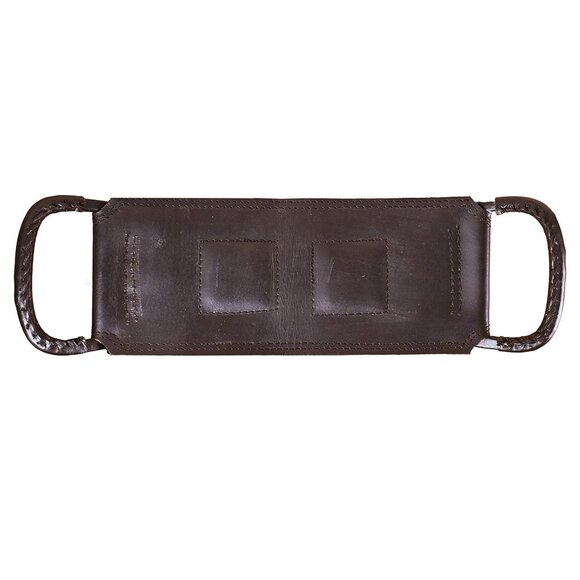 Adjustable Leather Walking Coffee Brown Stick Folding Seat Outdoor adventure - Picture 15 of 15